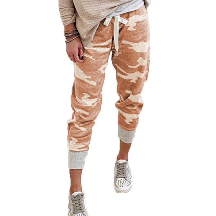 SEONE-G 7G Men's Regular Fit Army Print Cargo Style Casual Trousers Pants
